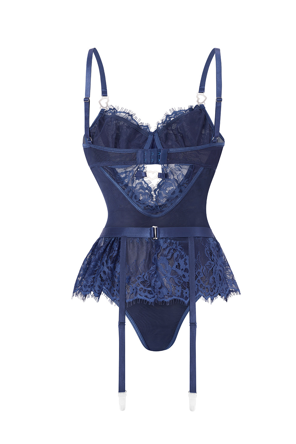 Sexy Bodysuit Lingerie Set with Garter Belt