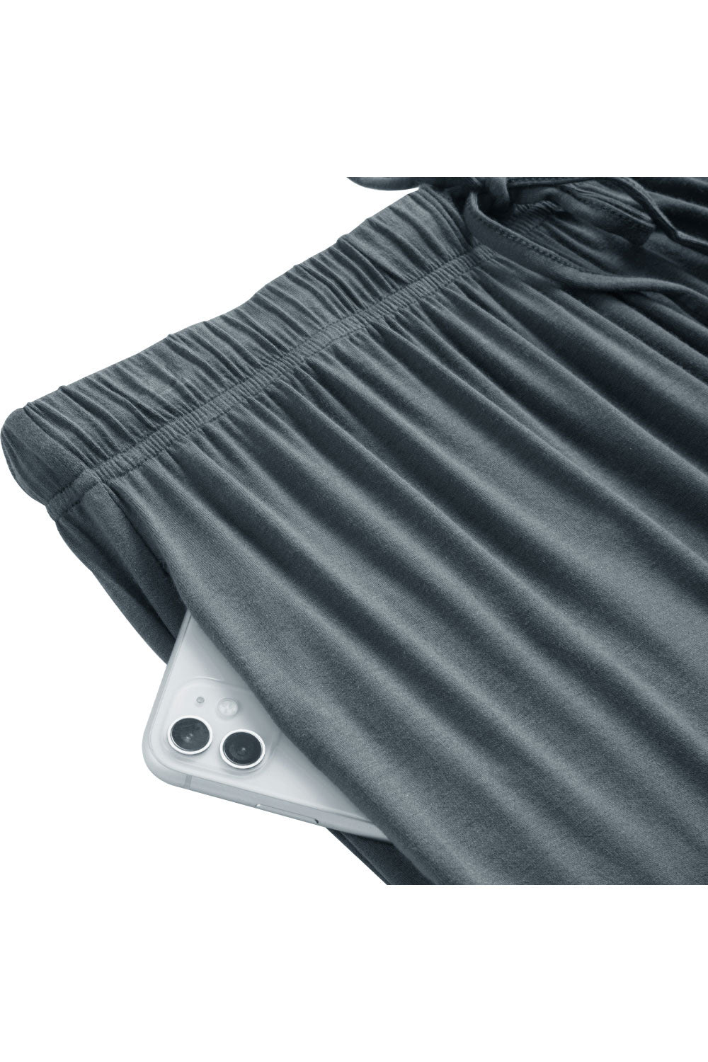 Long - Sleeved Top and Trousers Pajama Set with Open - Collar and Button - Front Design