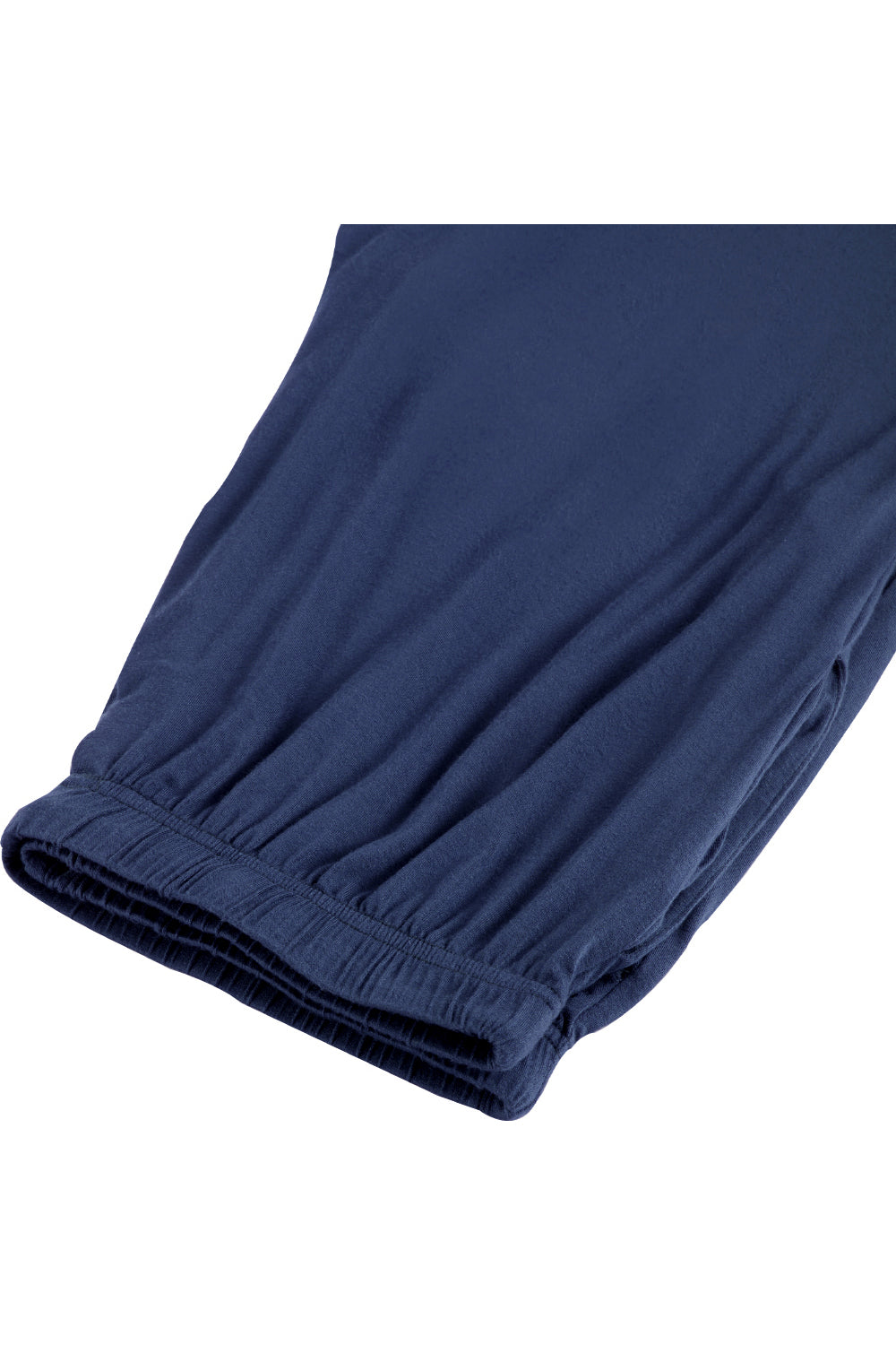 Long - Sleeved Top and Trousers Pajama Set with Open - Collar and Button - Front Design