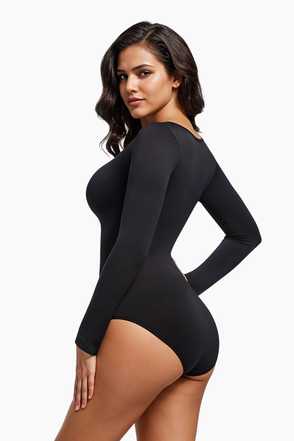 Seamless Shapewear Bodysuit with Light Tummy Control