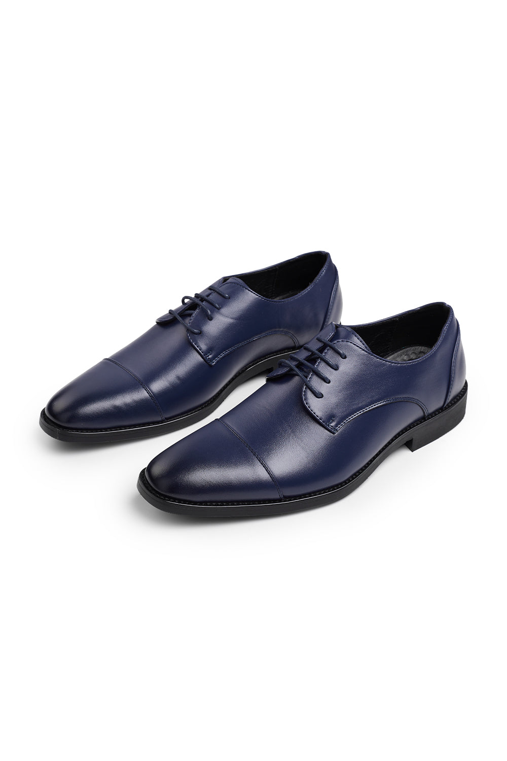 Dress Shoes in PU Leather with Pointed Toe Lace - up