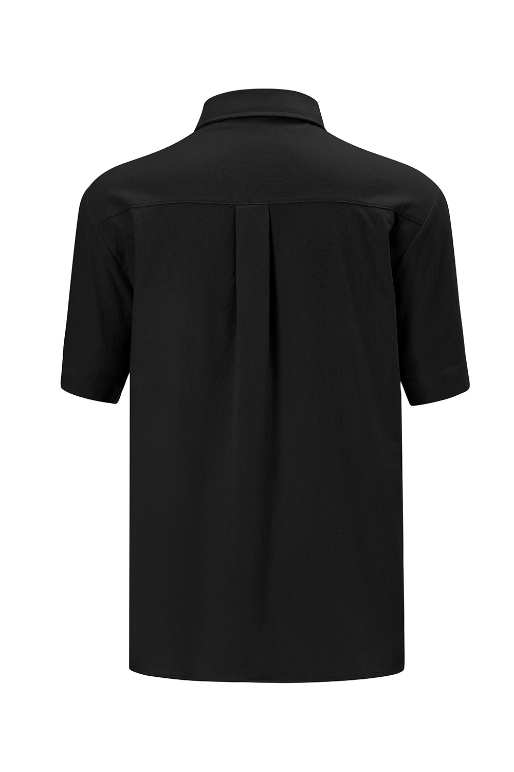 Men's Cotton Short sleeve Shirt in Solid Color