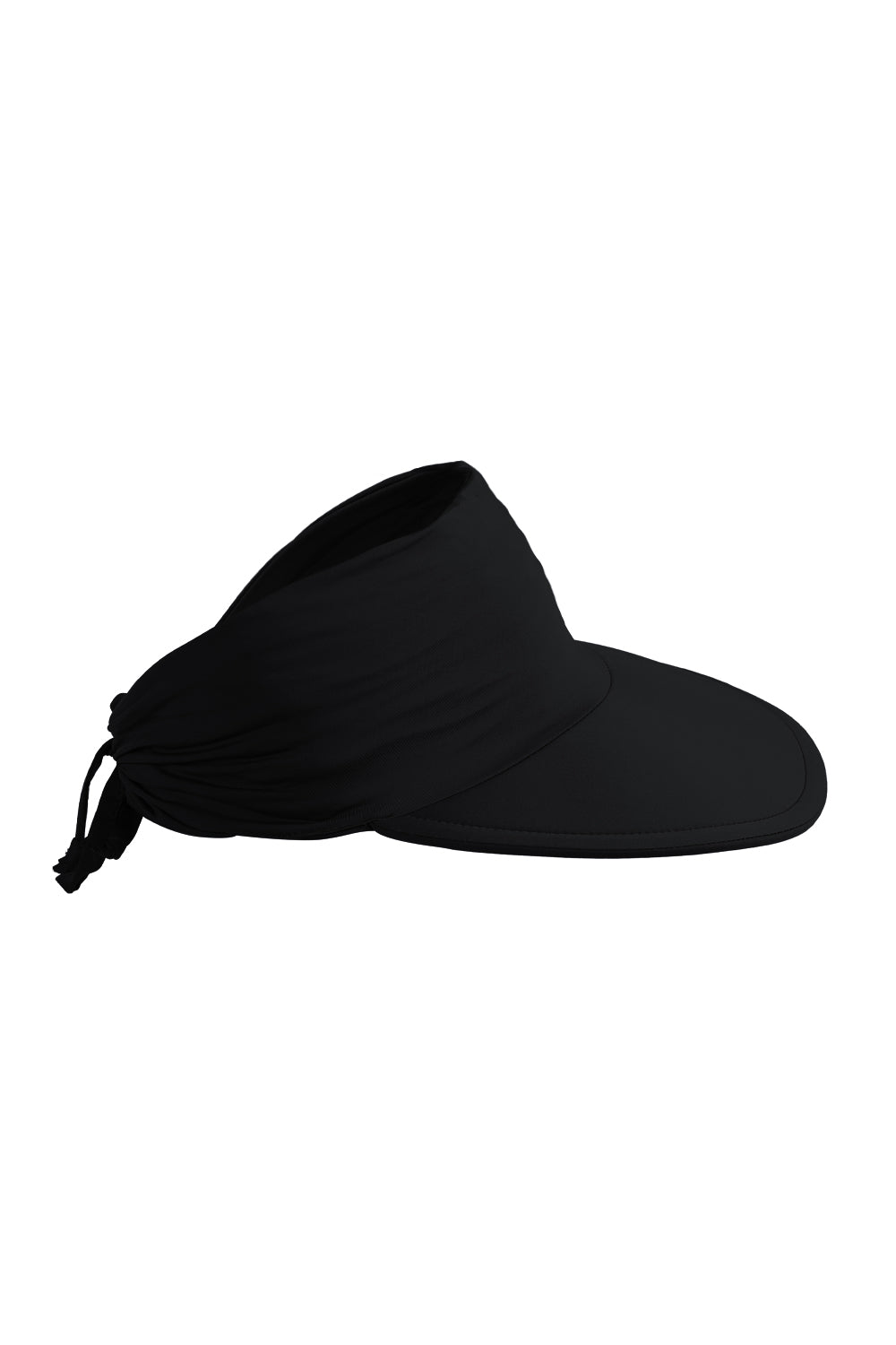 Portable Solid - color Sun Hat with an Open - top Design