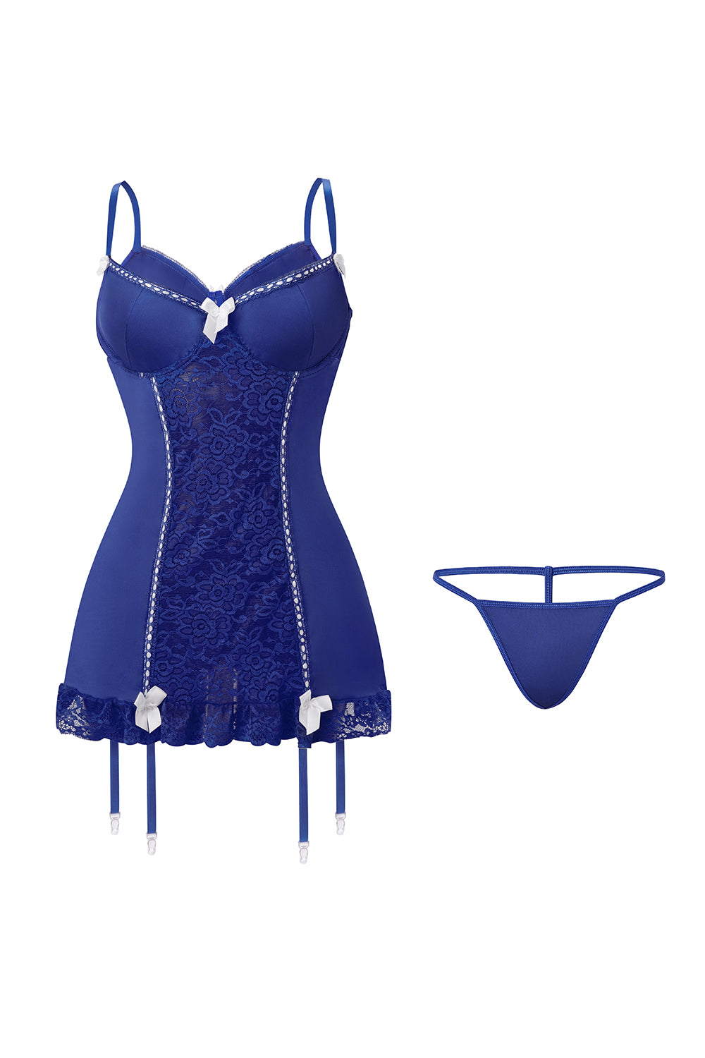 Sexy and romantic lingerie and pajama set