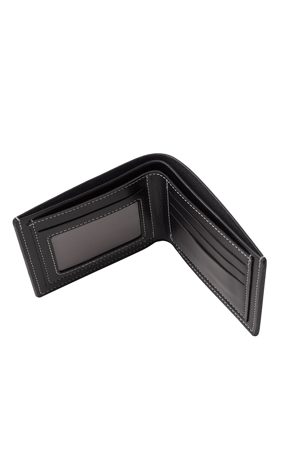 Leather Bi - fold Wallet in Short - horizontal