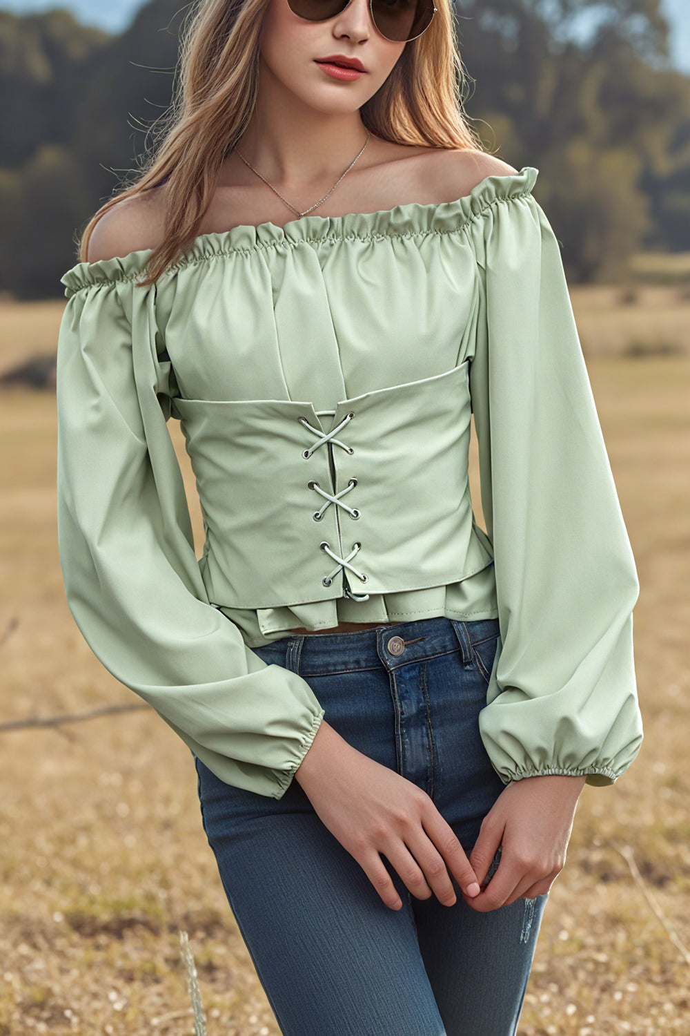 Long Sleeves #oran_Green