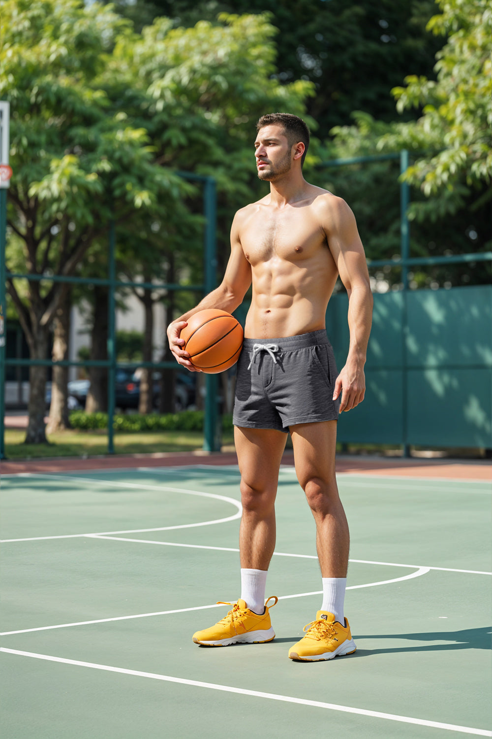 Cotton 3 inch Shorts for Sport
