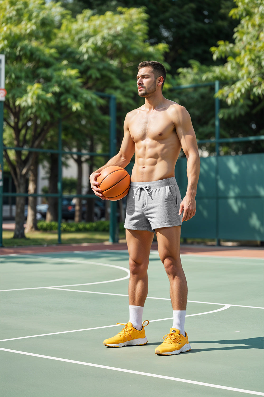 Cotton 3 inch Shorts for Sport