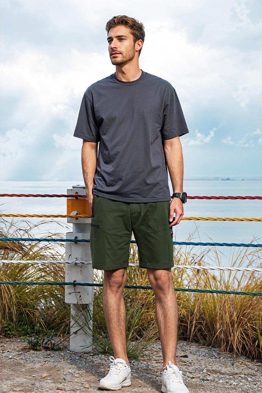 Workwear Five Inch Shorts with Multi-Pocket
