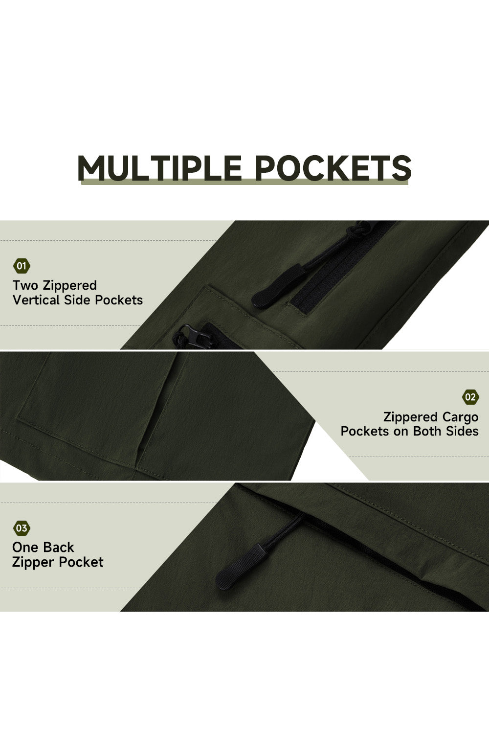 Workwear Five Inch Shorts with Multi-Pocket