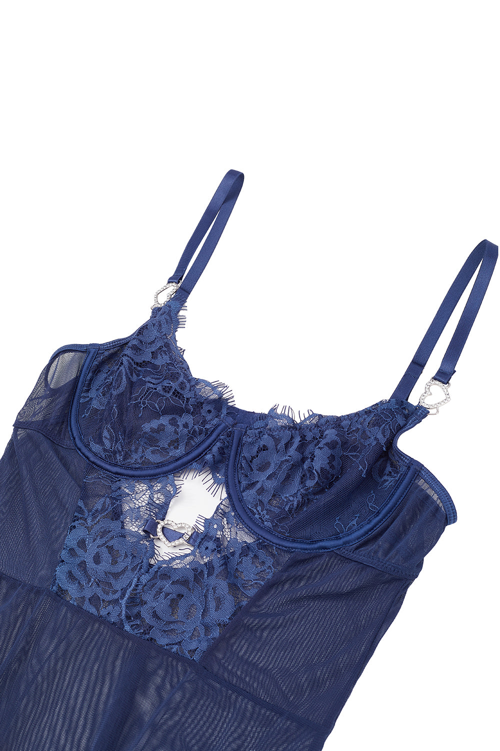 Sexy Bodysuit Lingerie Set with Garter Belt