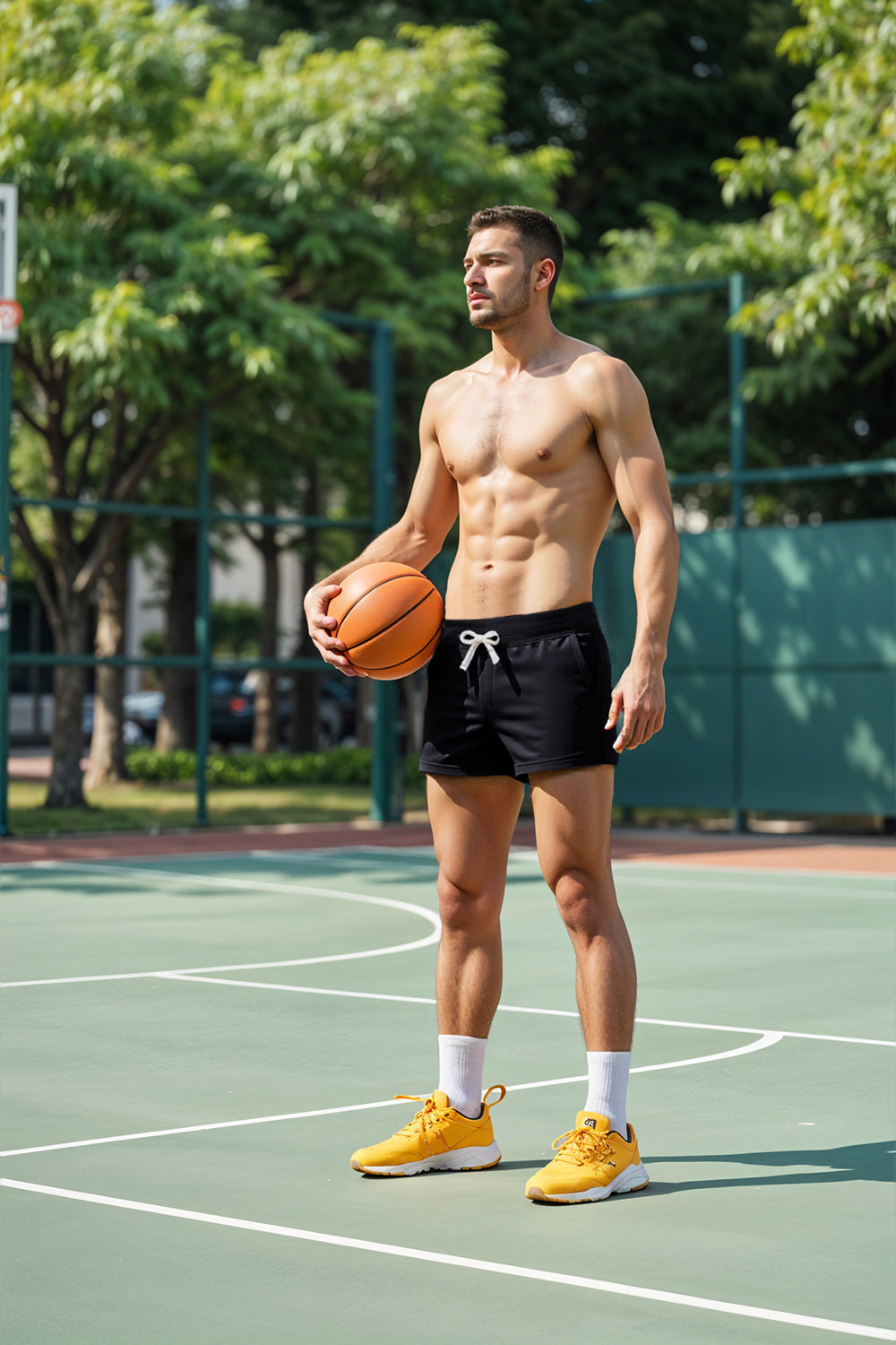 Cotton 3 inch Shorts for Sport