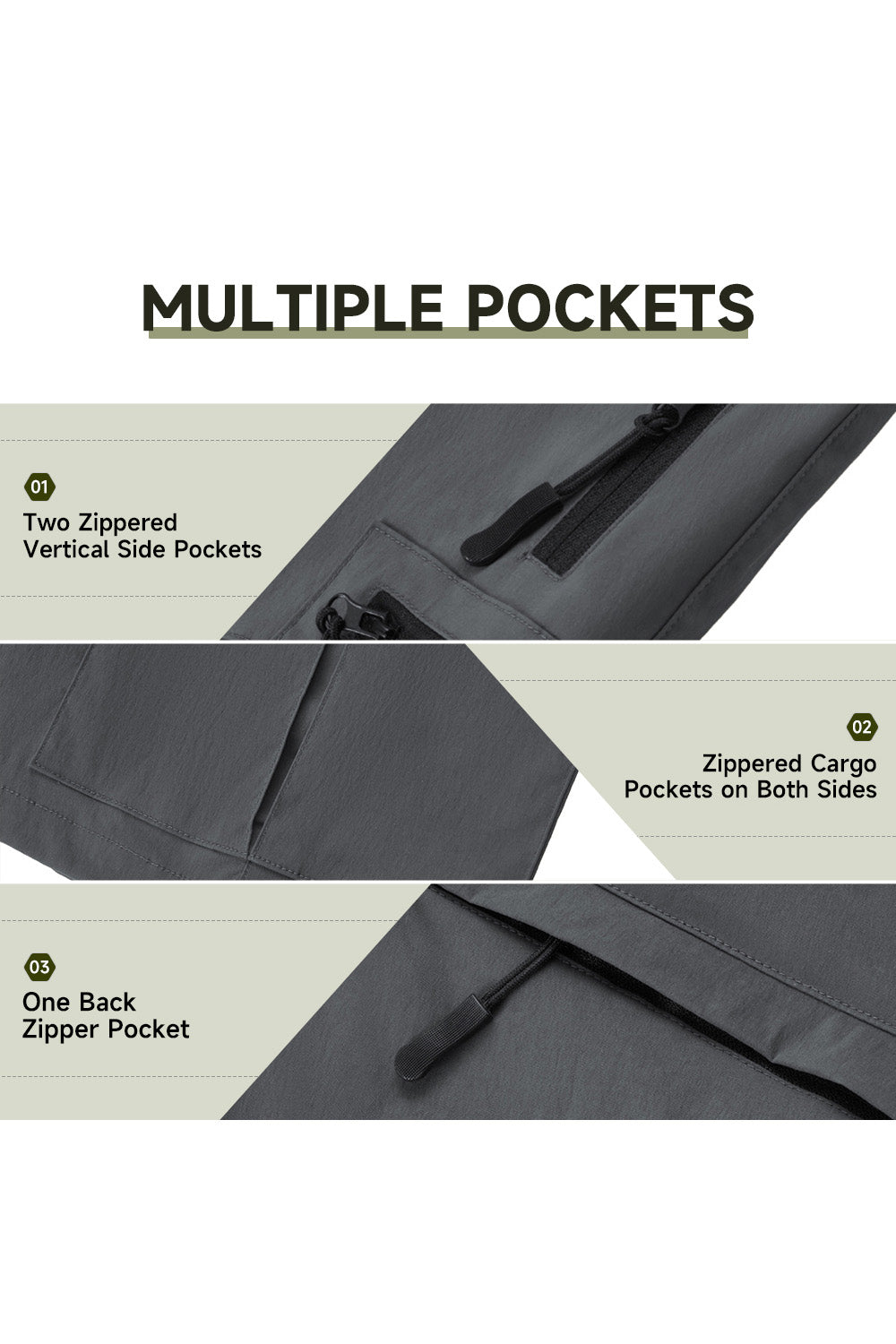 Workwear Five Inch Shorts with Multi-Pocket