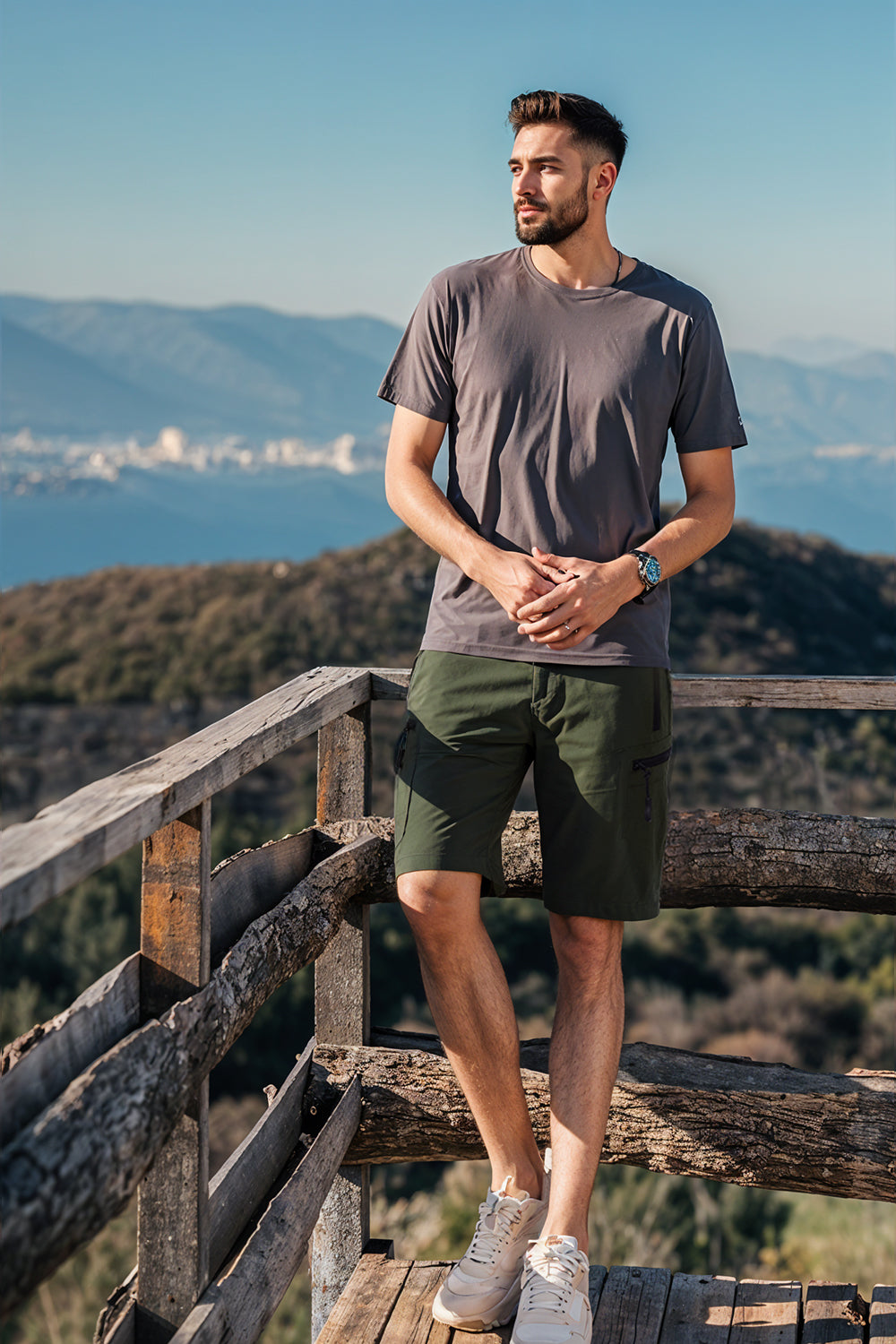 Workwear Five Inch Shorts with Multi-Pocket