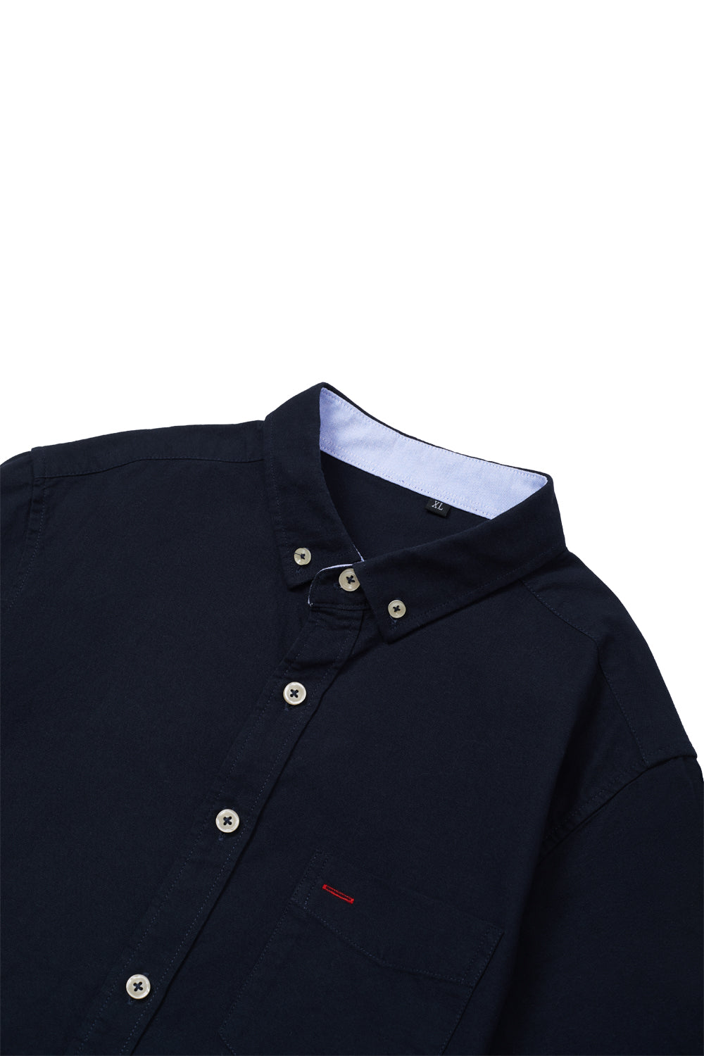 Pure Cotton Oxford Shirts in Solid Color