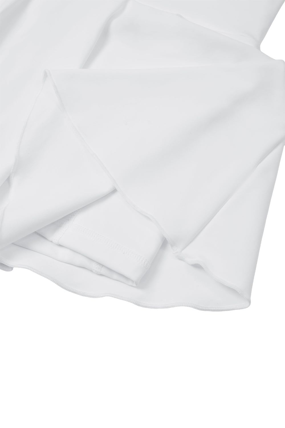 High - waisted Pleated Mini Skirt in Skort Style