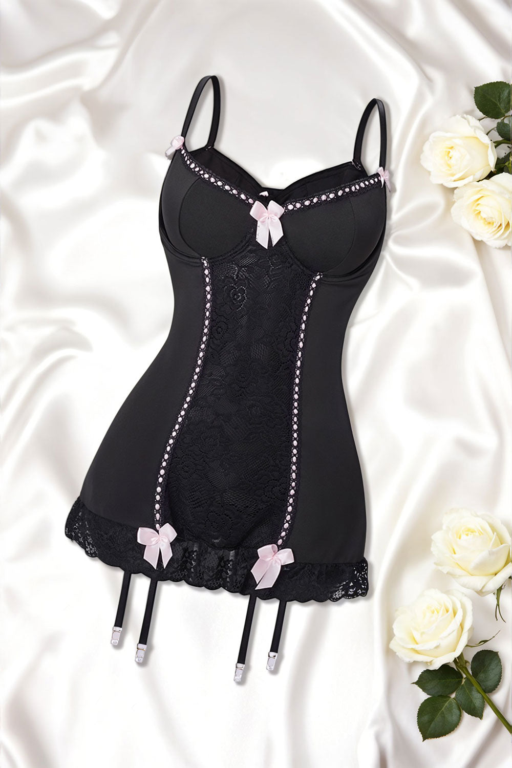 Sexy and romantic lingerie and pajama set