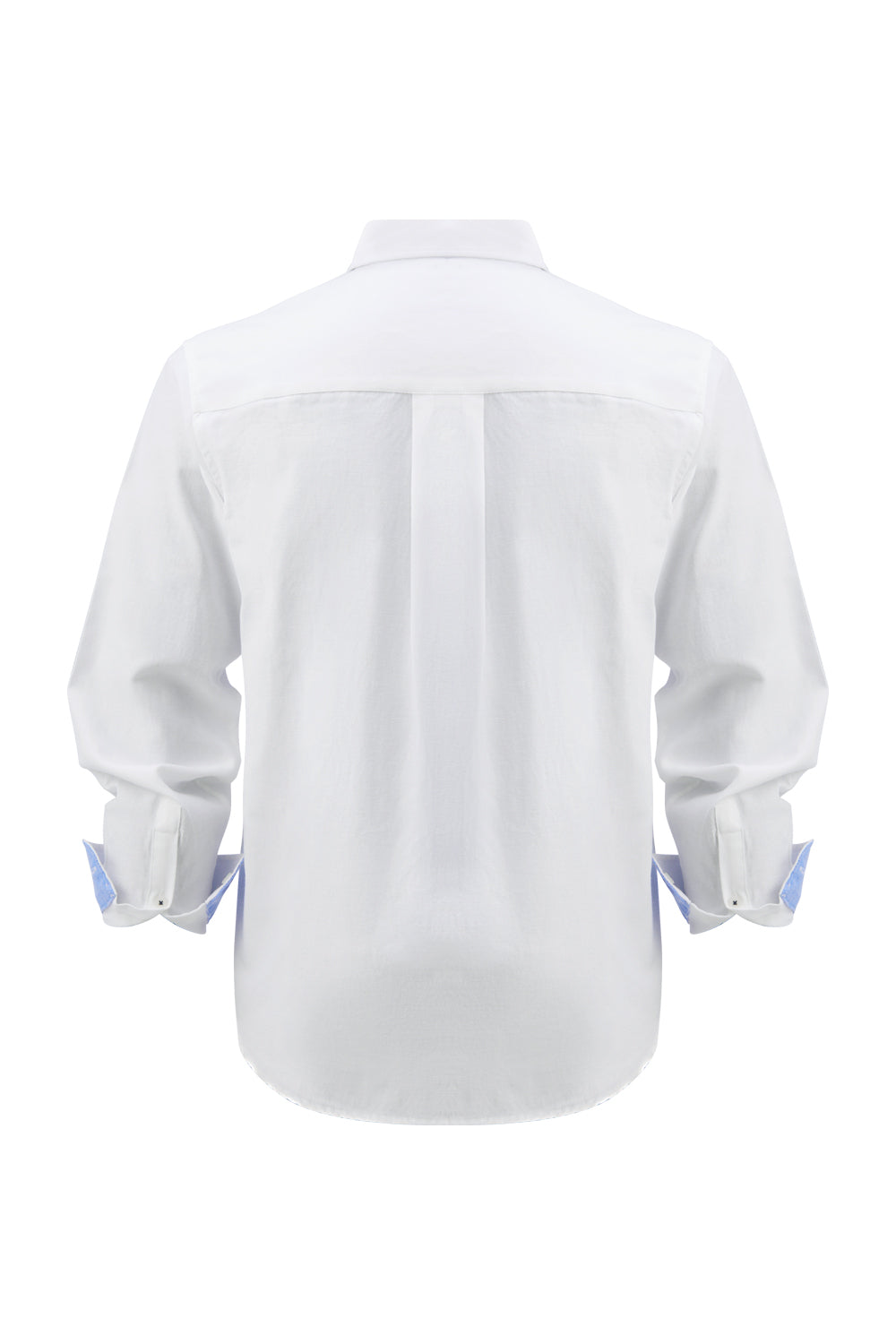 lim Fit Long Sleeve Shirts with Button - down Collar