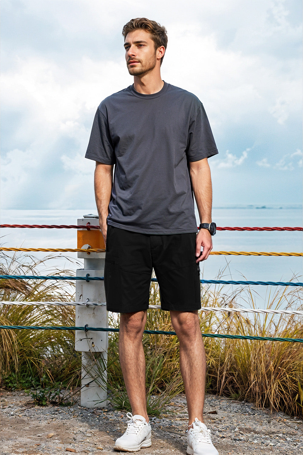 Workwear Five Inch Shorts with Multi-Pocket