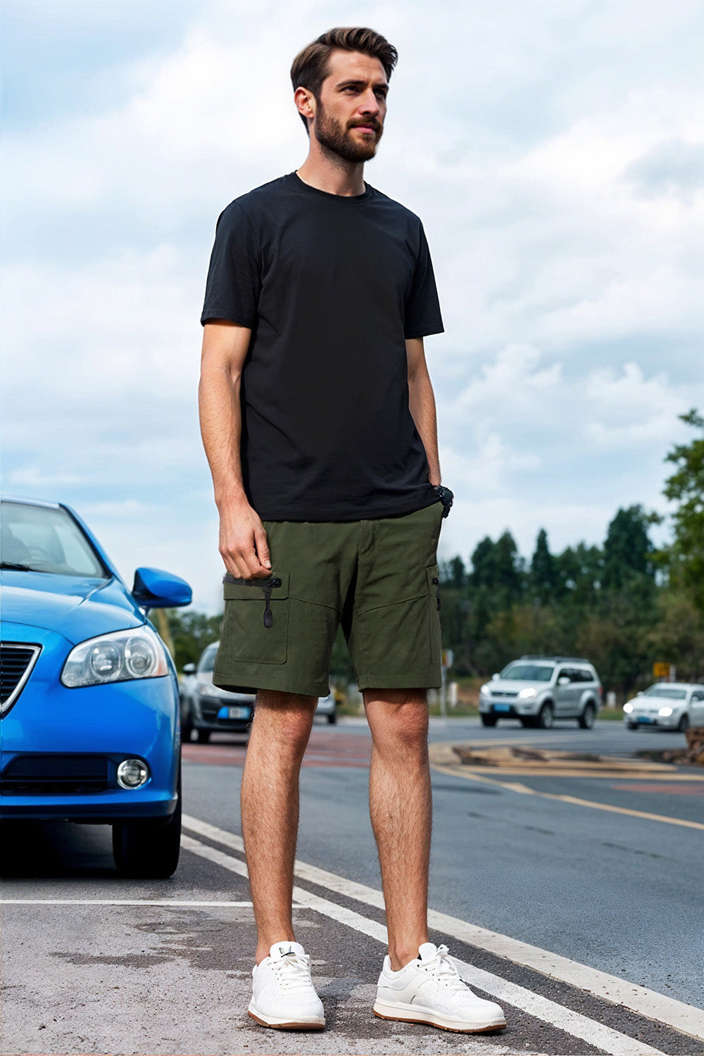 Workwear Five Inch Shorts with Multi-Pocket