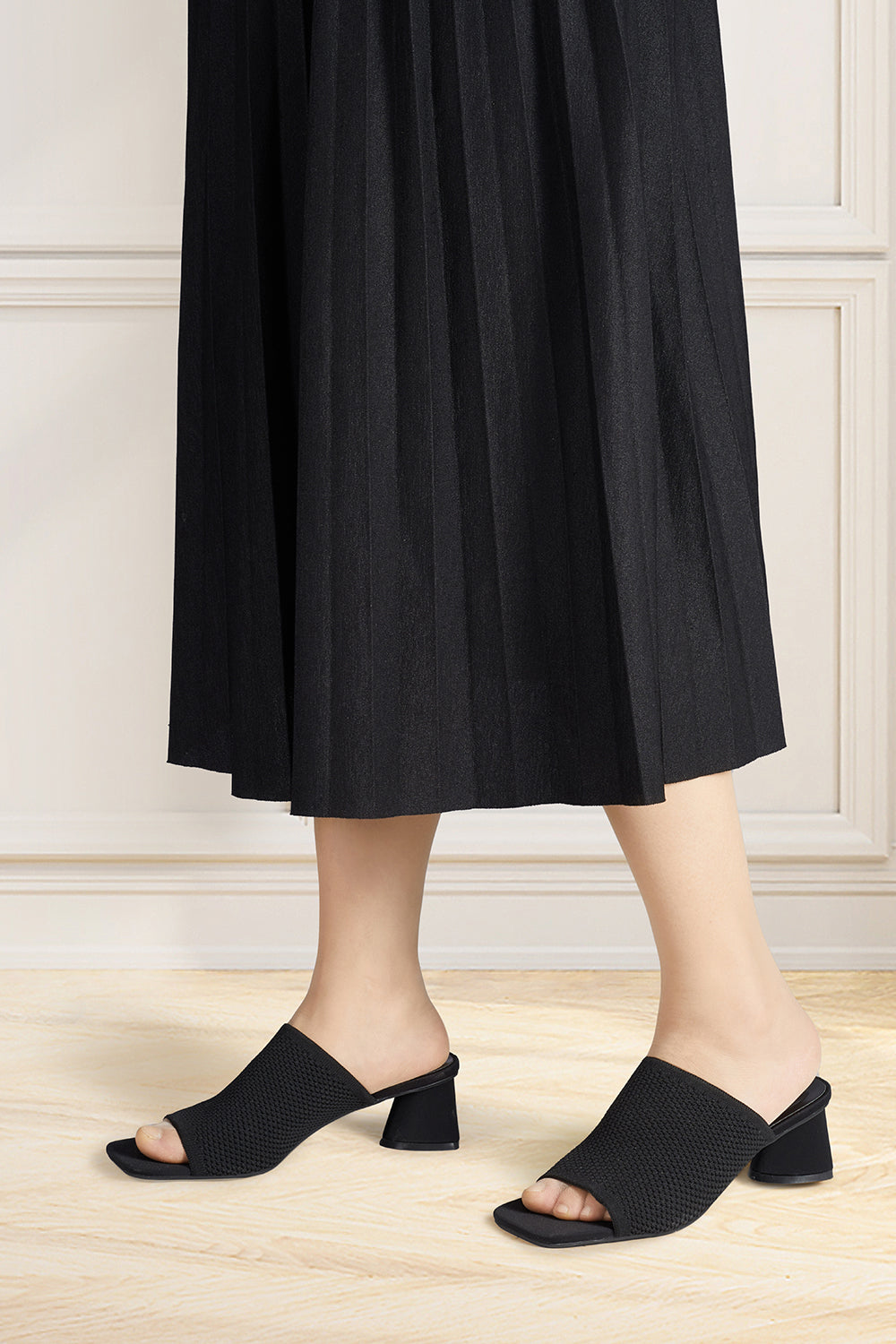 Heel Sandals #oran_Black